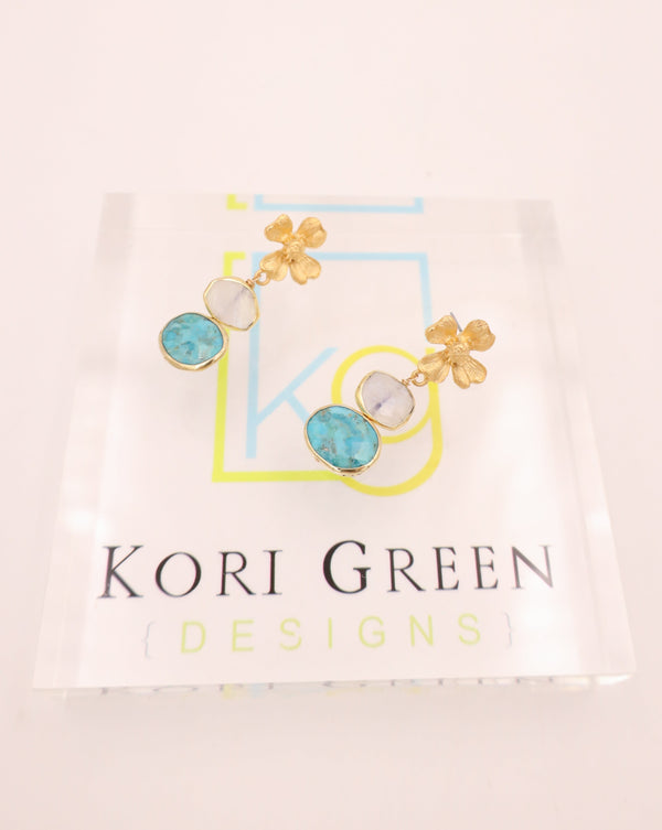 KORI GREEN Duo Turquoise Earring