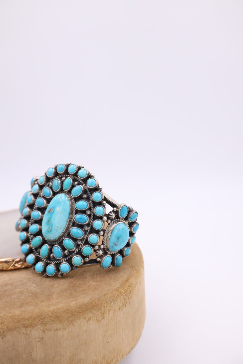 TURQUOISE EXTRA LARGE STATEMENT CUFF