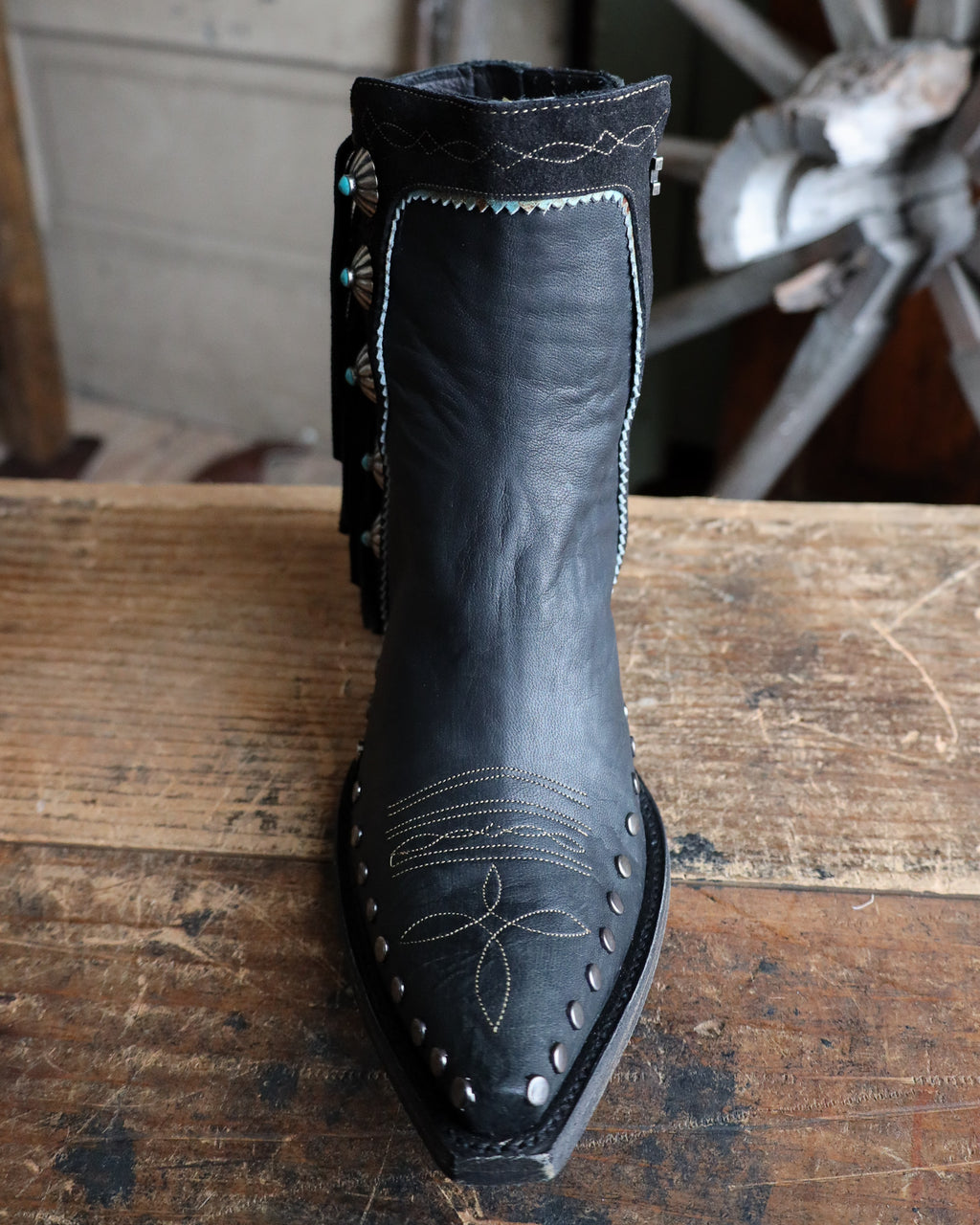 Double D by Old Gringo Women's Apache Kid Black 7