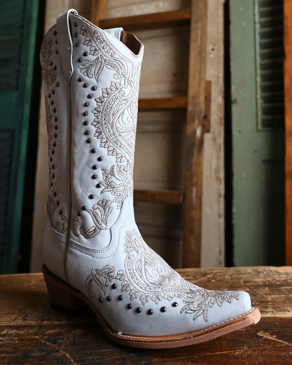 Corral shops wedding boots square toe