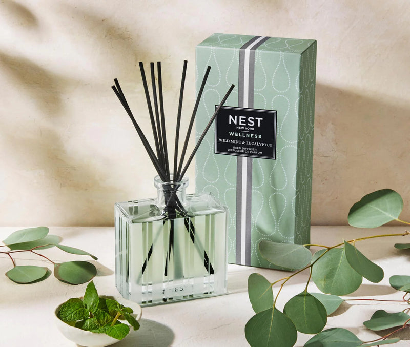 Nest New York Wild Mint & Eucalyptus Reed Diffuser 5.9oz
