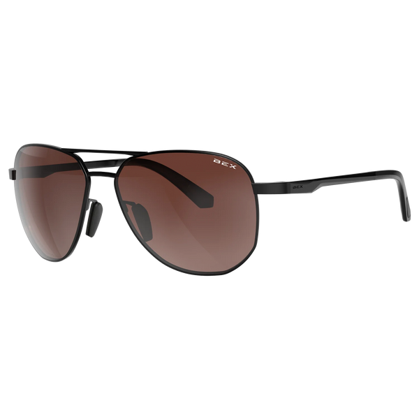 BEX WELVIS BLACK, BROWN AND SILVER SUNGLASSES 