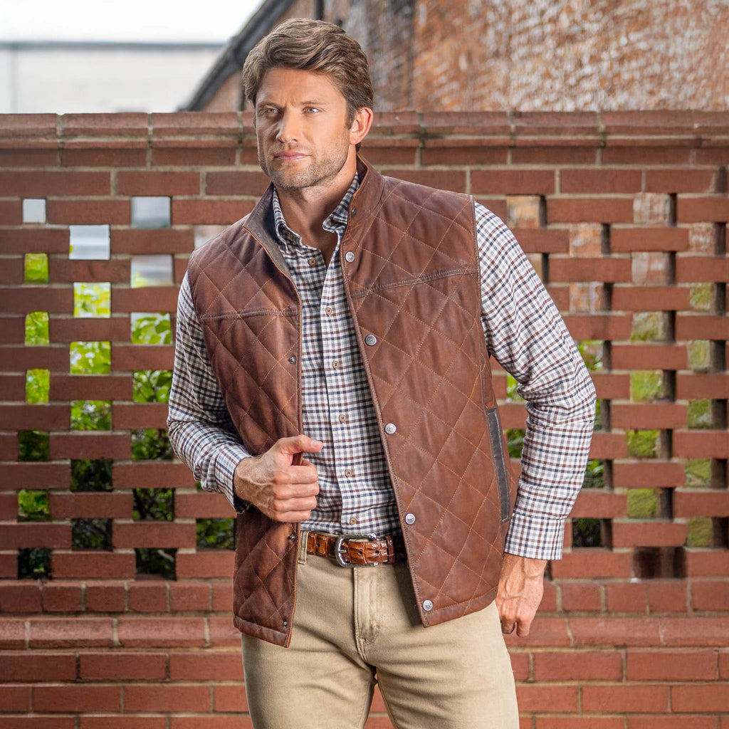 Madison Creek Beaver Creek Waxed Goat Suede Vest – Maverick Fine