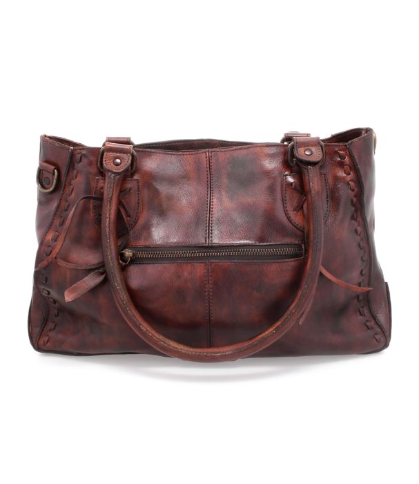 Newest BedStu Rockaway Teak Rustic leather bag