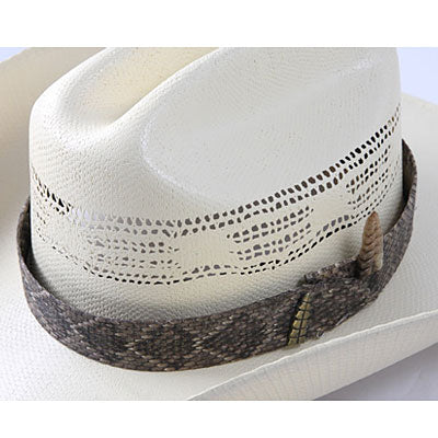 Snakeskin hat band on sale