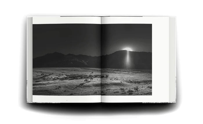 Black and white ranchland book