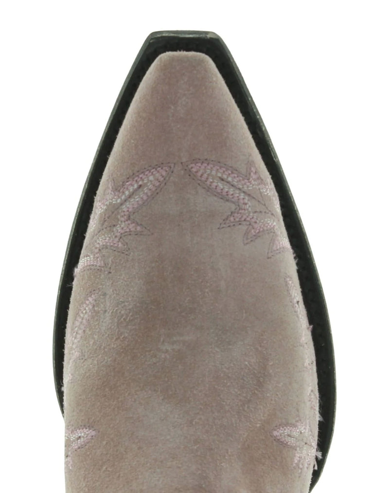 YIPPEE KI YAY WOMEN'S WHIPLASH PINK BOOT close up of toe design detail