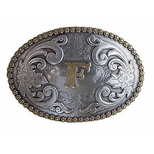 F INITIAL BUCKLE