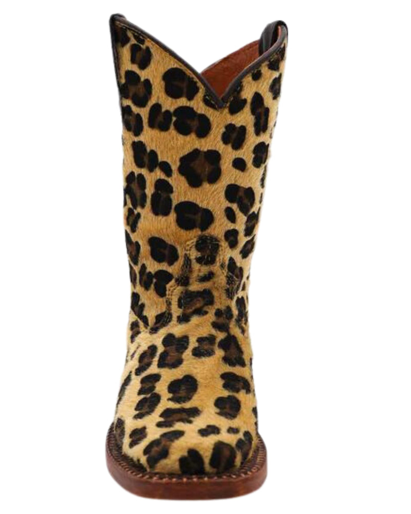 TANNER MARK YOUTH LEOPARD COWGIRL BOOT