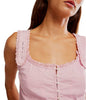 Free People Bridgette Square Neck Sleeveless Corset Top