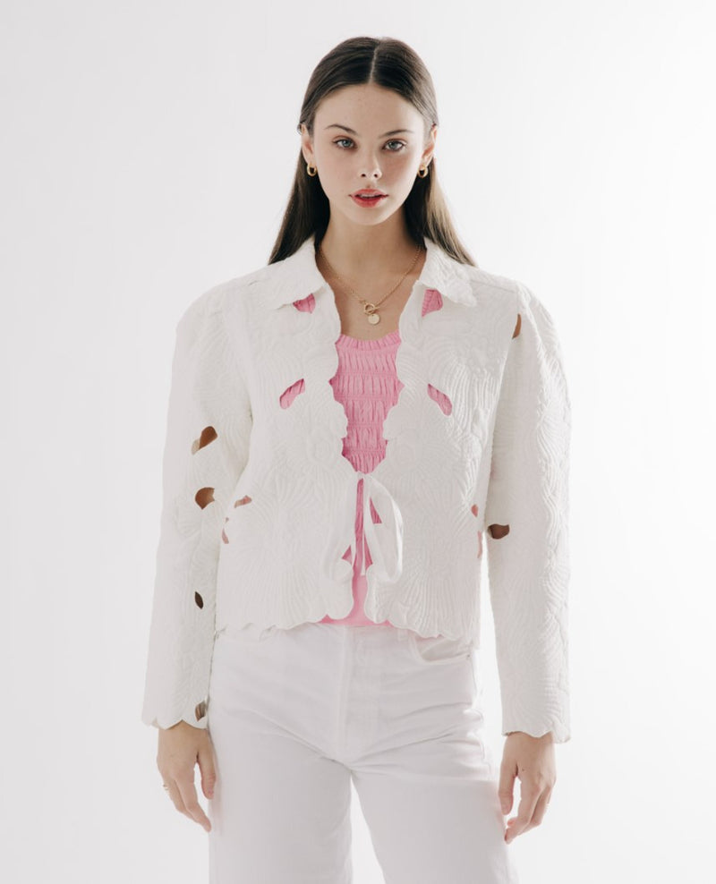 LOVE THE LABEL SYLVIA EMBROIDERED JACKET