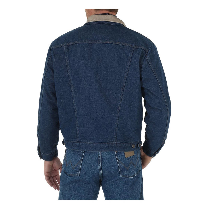 Wrangler Blanket Lined Corduroy Collar Denim Jacket