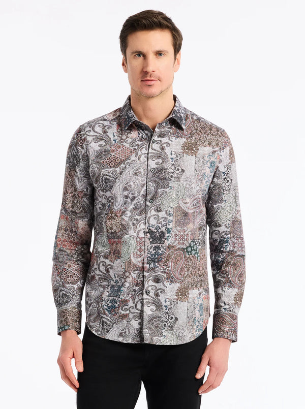 ROBERT GRAHAM REMSEN LONG SLEEVE BUTTON DOWN SHIRT