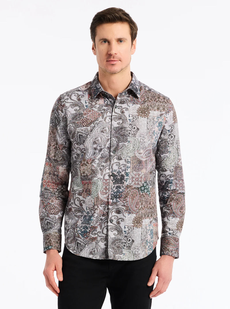 ROBERT GRAHAM REMSEN LONG SLEEVE BUTTON DOWN SHIRT
