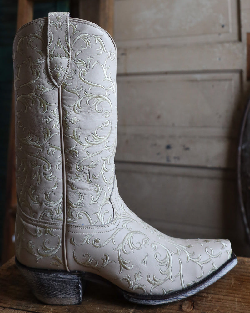 CABORCA SILVER GRETA MISSOURI BONE BOOT