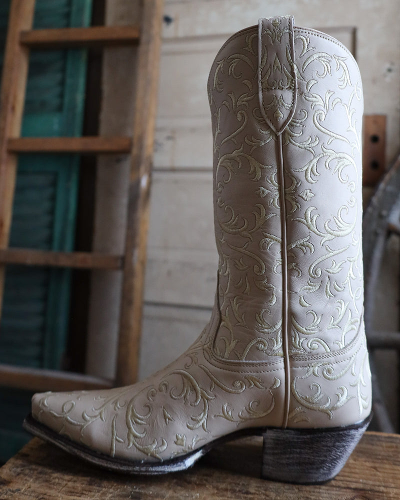 CABORCA SILVER GRETA MISSOURI BONE BOOT