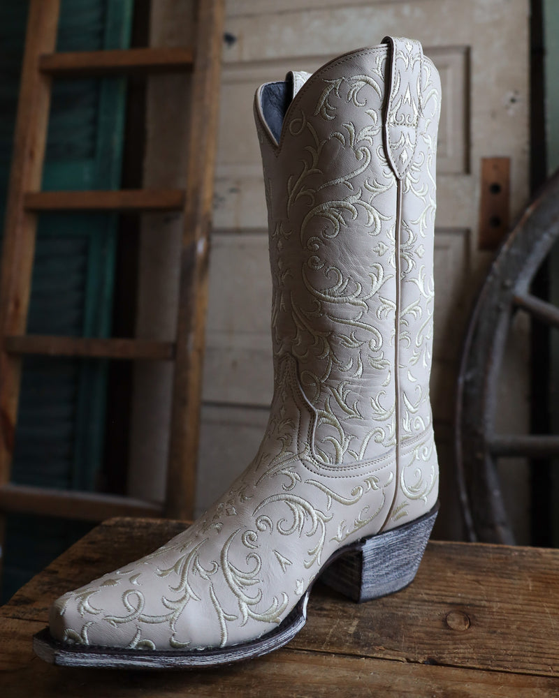 CABORCA SILVER GRETA MISSOURI BONE BOOT