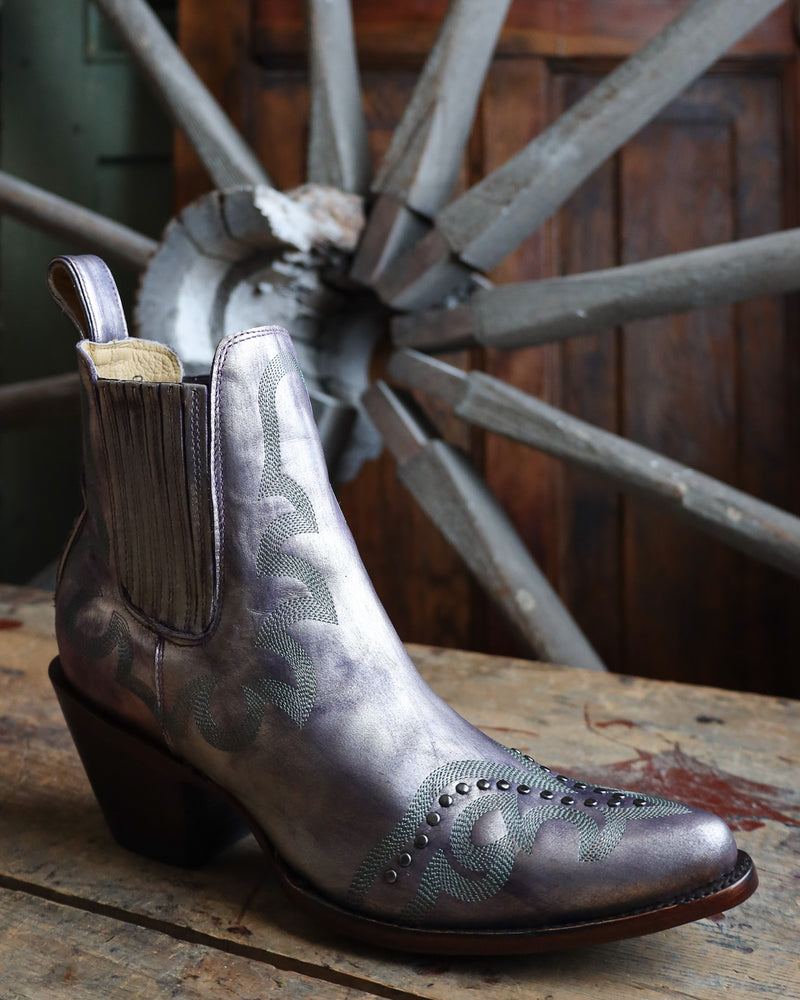 YIPPIEE KI YAY BY OLD GRINGO WOMEN'S SHAY BOTIN METALLIC 6