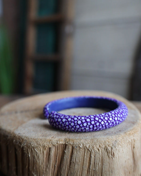 10mm STINGRAY FLAT CUFF- PURPLE