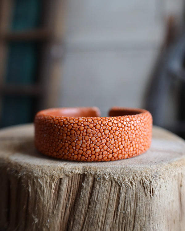 20mm STINGRAY FLAT CUFF- ORANGE 