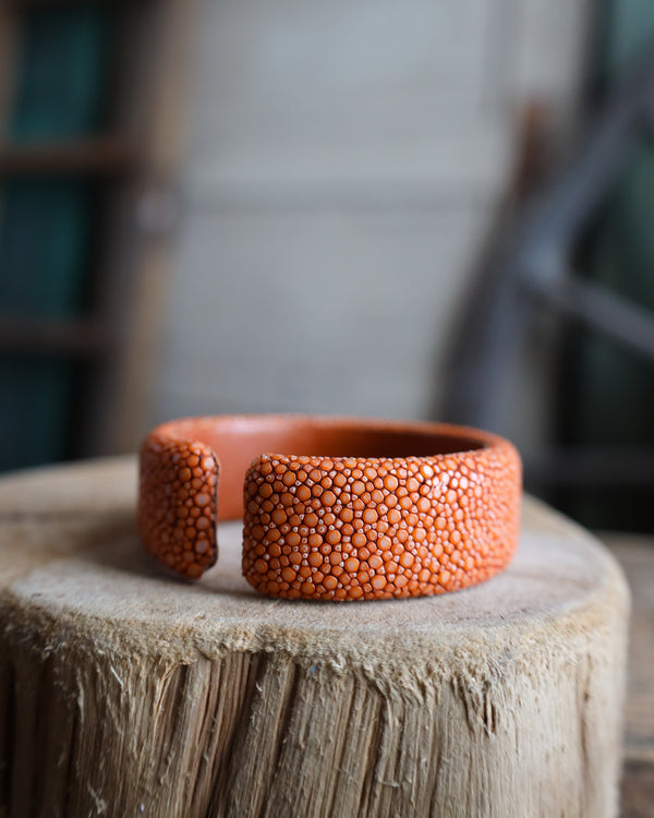 20mm STINGRAY FLAT CUFF- ORANGE 