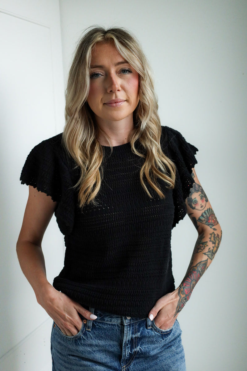 Dylan Chloe Crochet Top 
