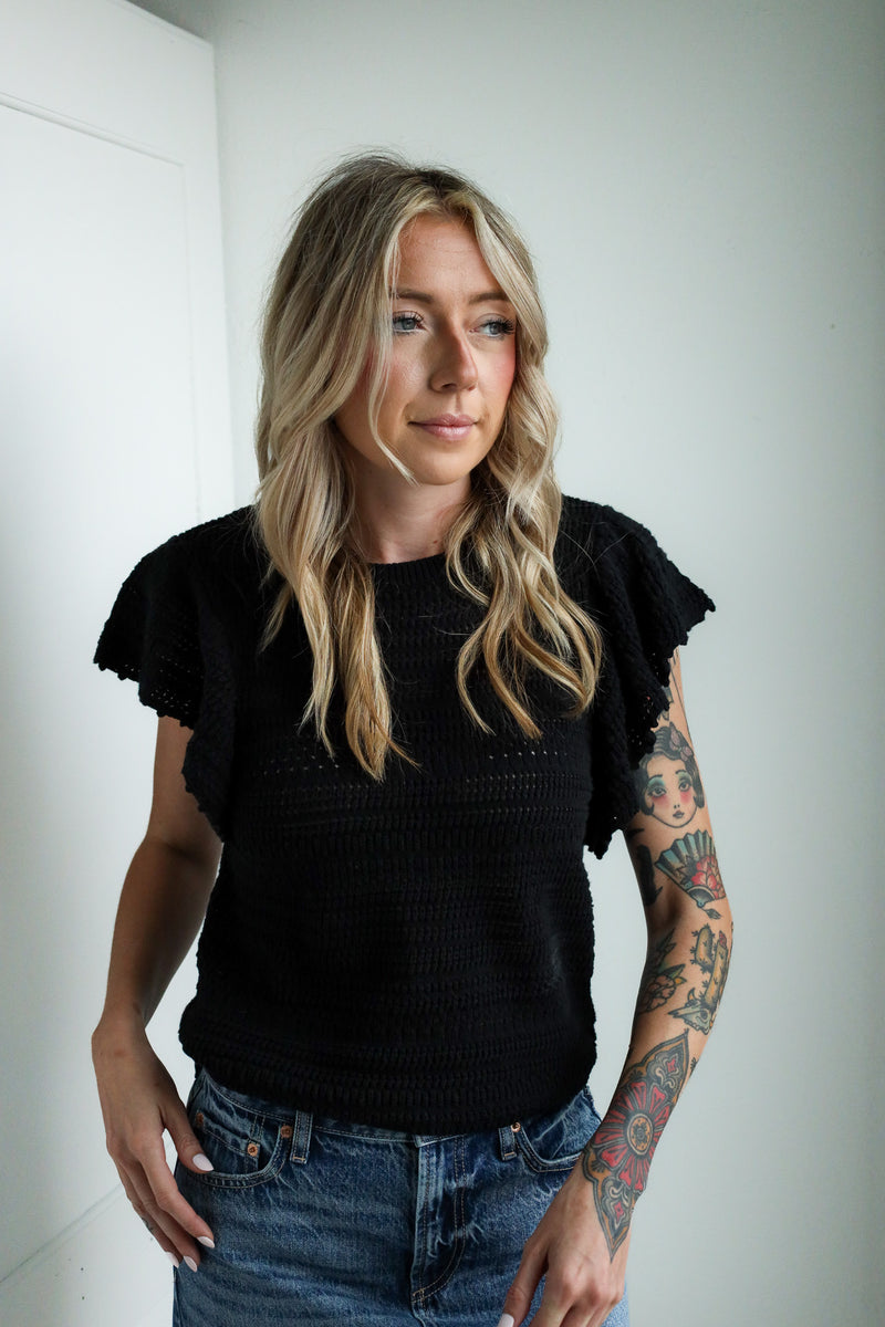 Dylan Chloe Crochet Top 
