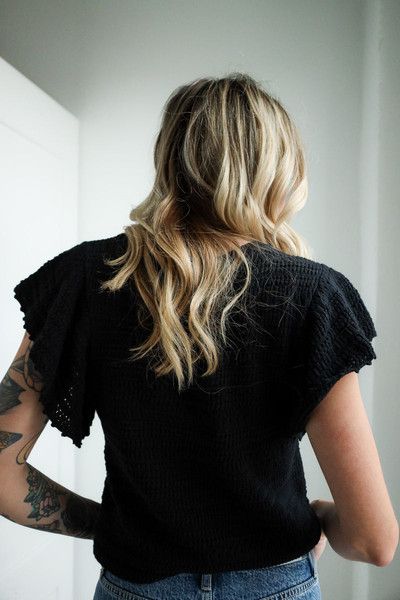 Dylan Chloe Crochet Top 