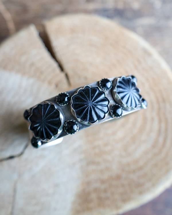 Richard Schmidt Onyx Starburst Cuff