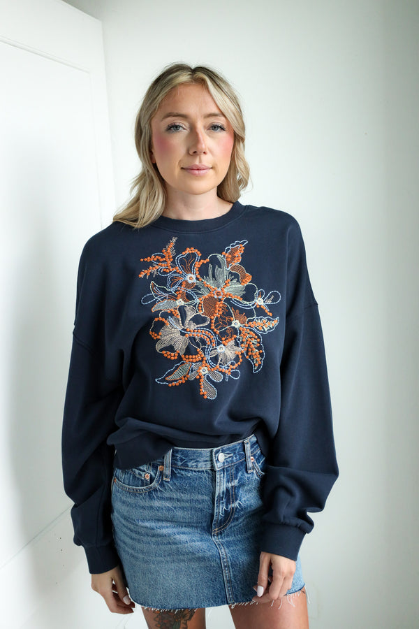 Driftwood Teddy 3d Floral Top 