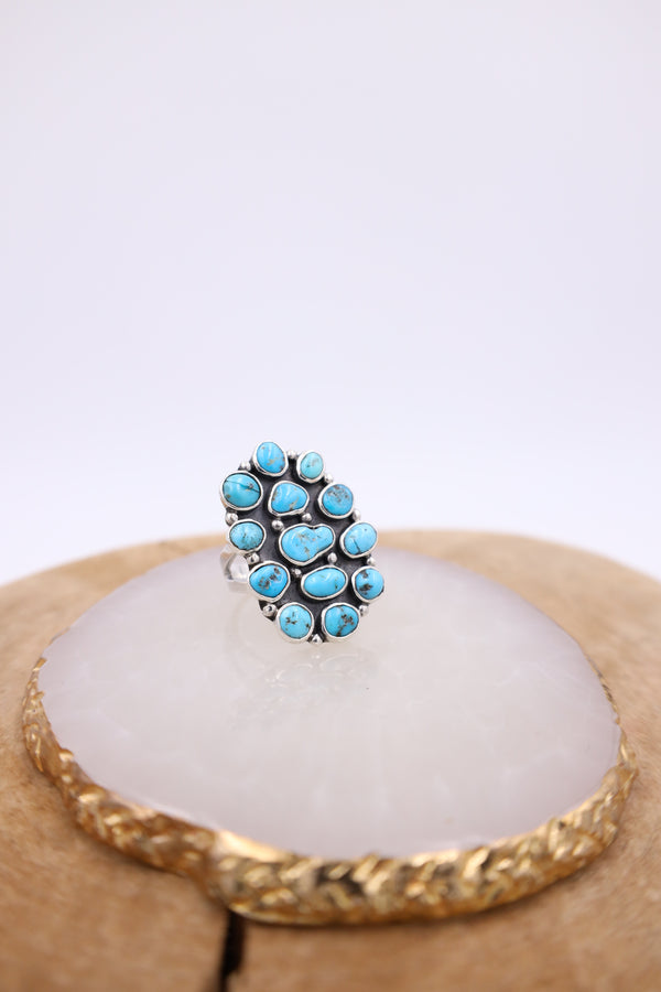 TURQUOISE CLUSTER NOMAD RING