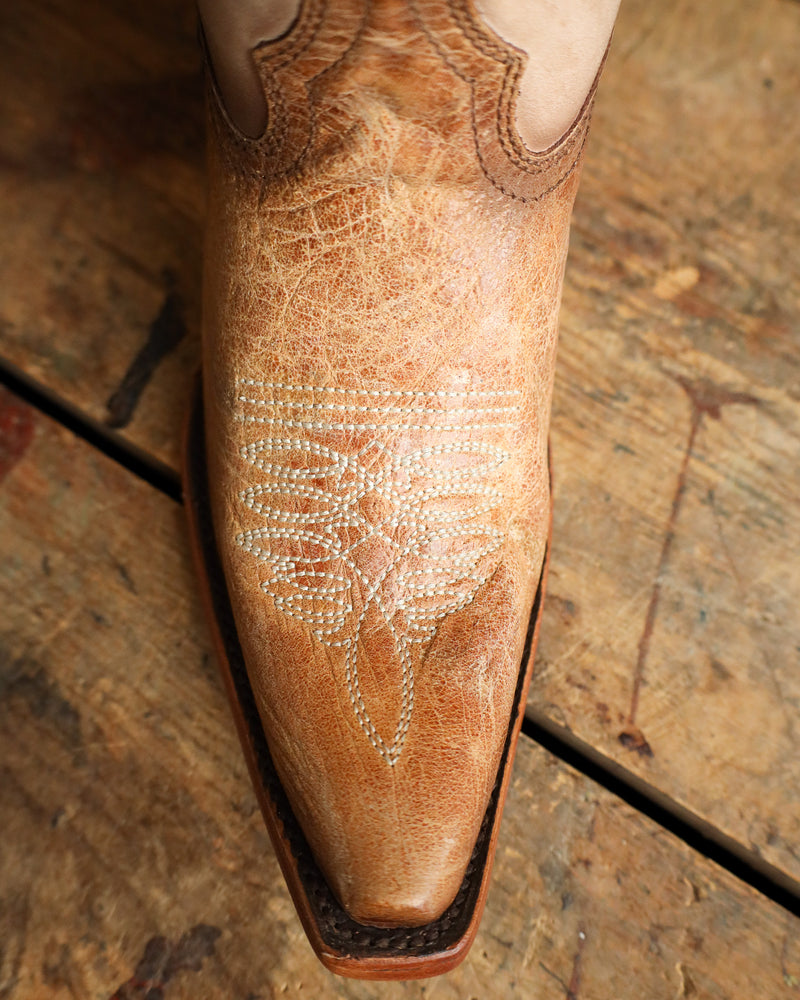Corral Women's Tall Overlay Embroidery and Stud 15" Boot