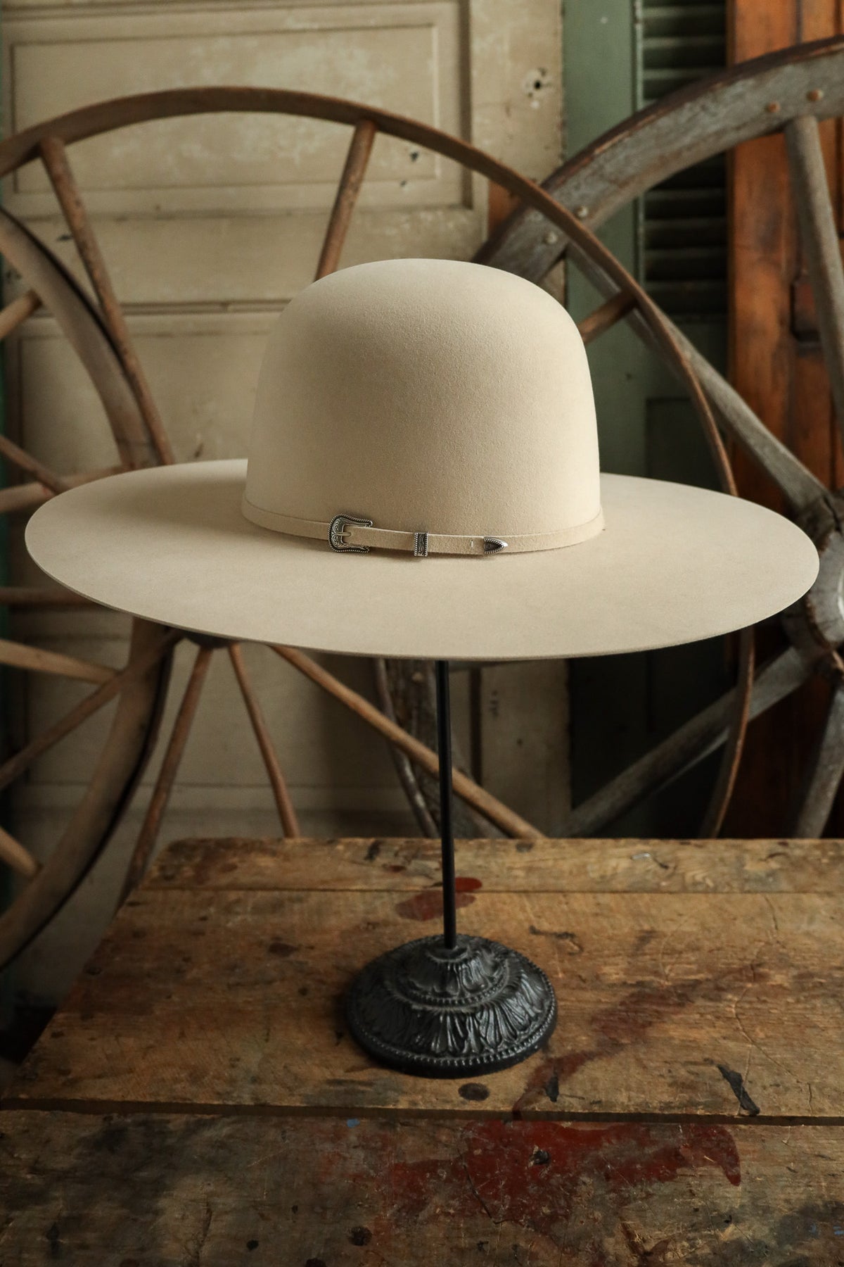 マインデニム Western HAT Atwood 5X Open Crown 5