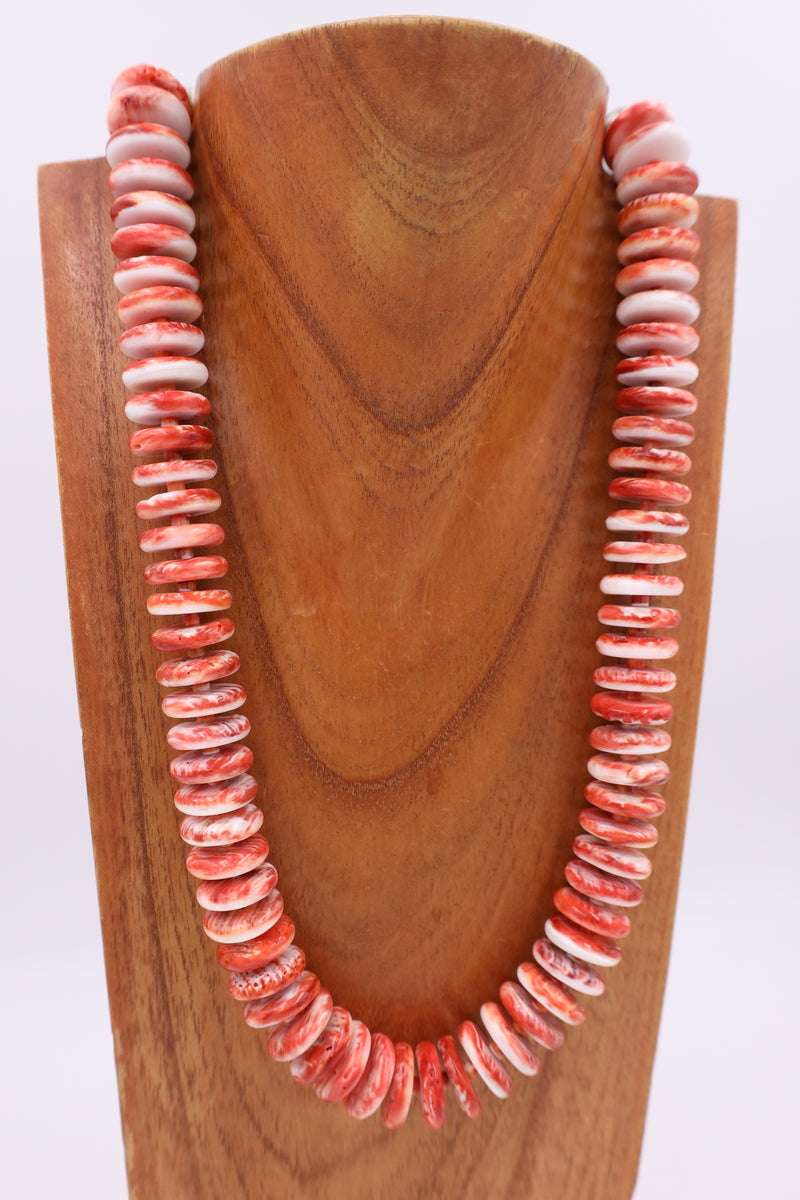 24-26" SPINY OYSTER DISCS NECKLACE