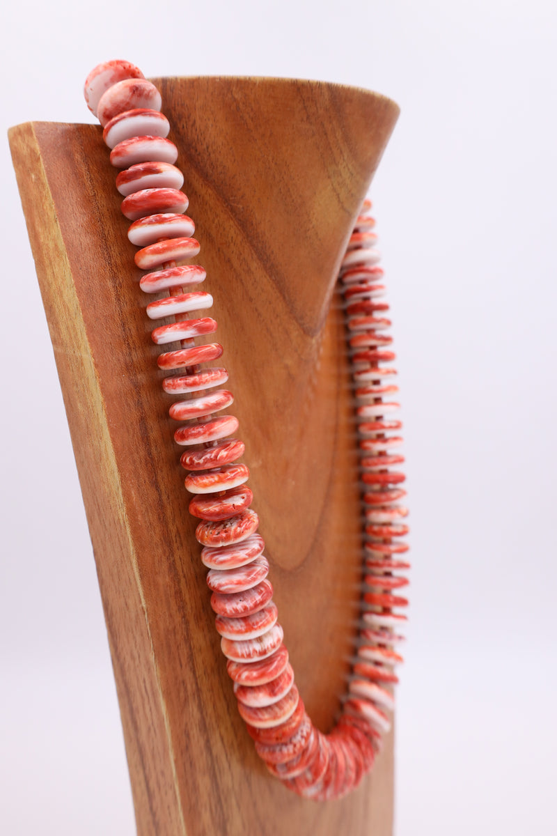 24-26" SPINY OYSTER DISCS NECKLACE