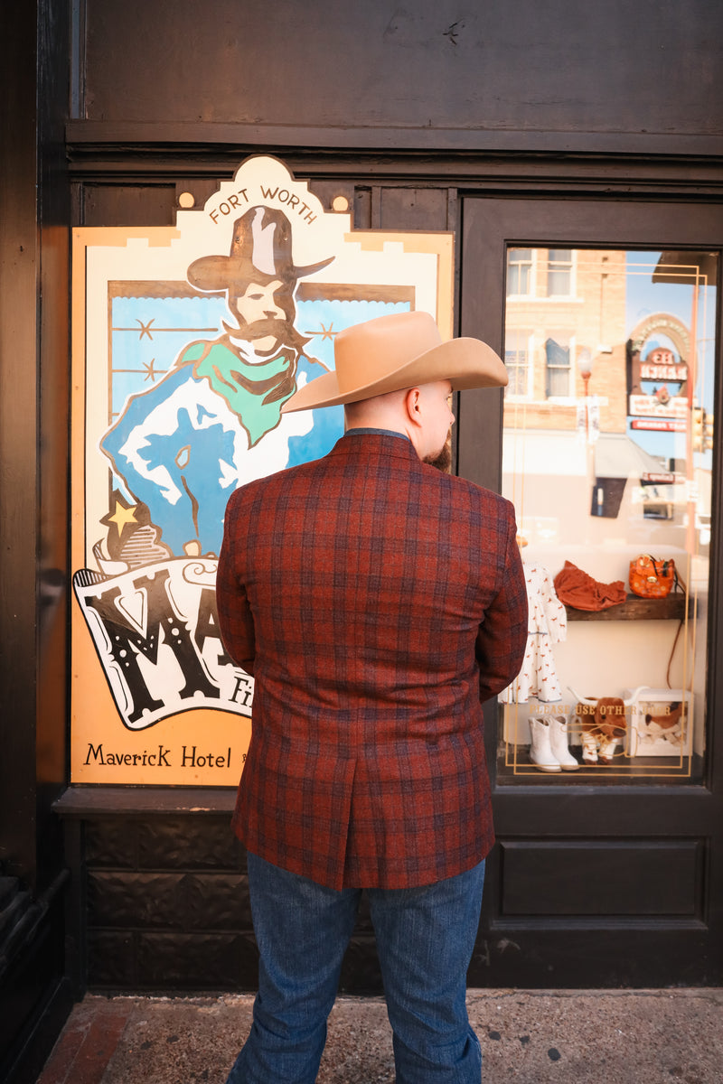 BILLY REID PLAID BRICK SPORT COAT 