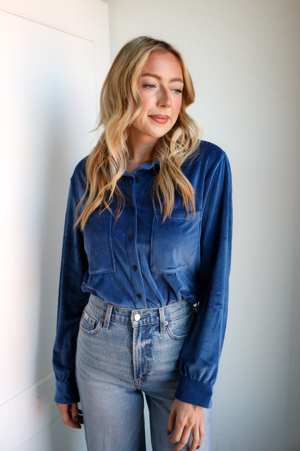Dylan Corduroy Blouse 