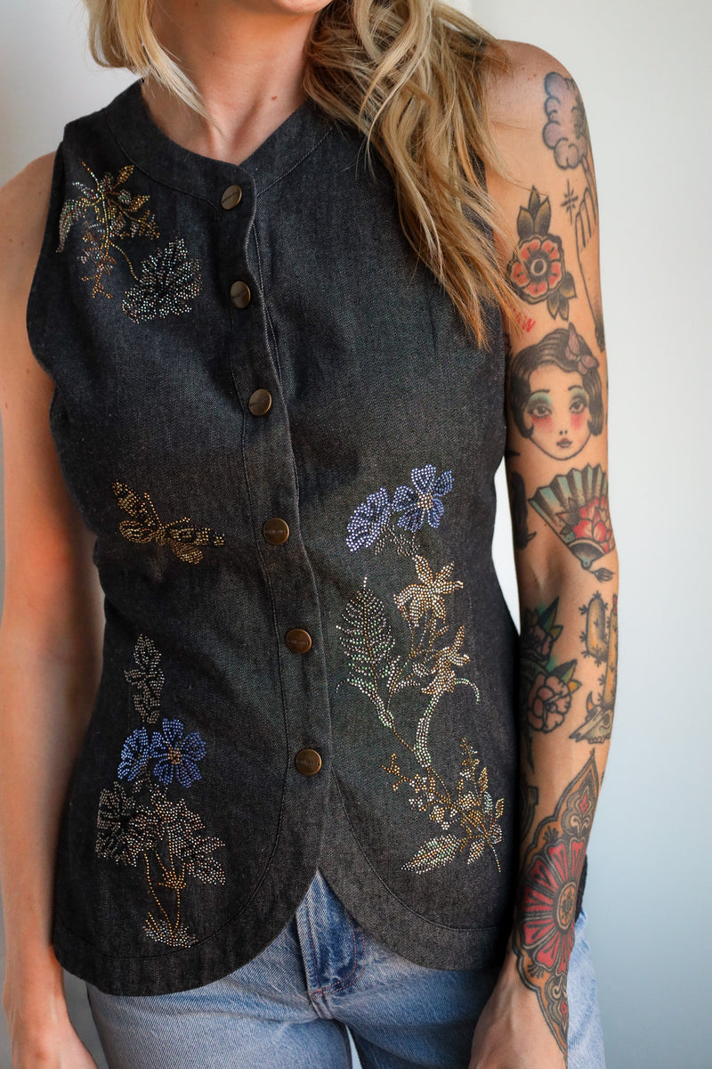 Ranna Gill Aster Sleeveless Waist Coat