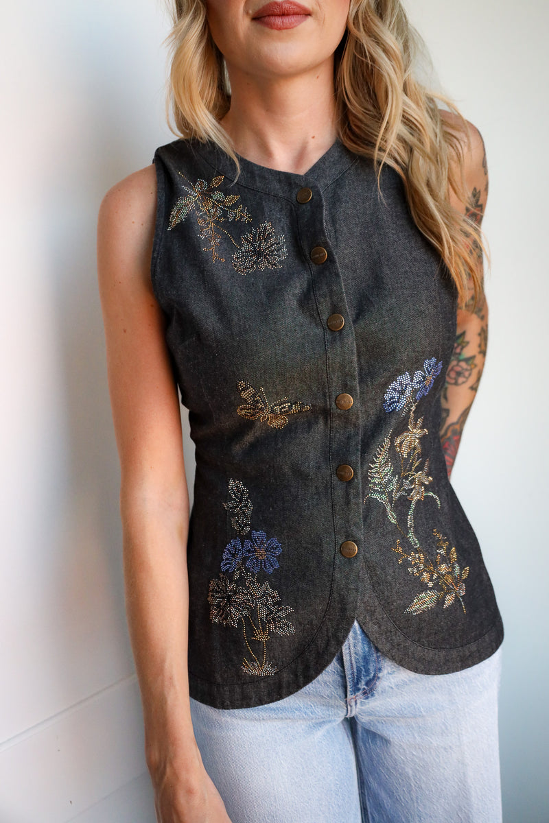 Ranna Gill Aster Sleeveless Waist Coat