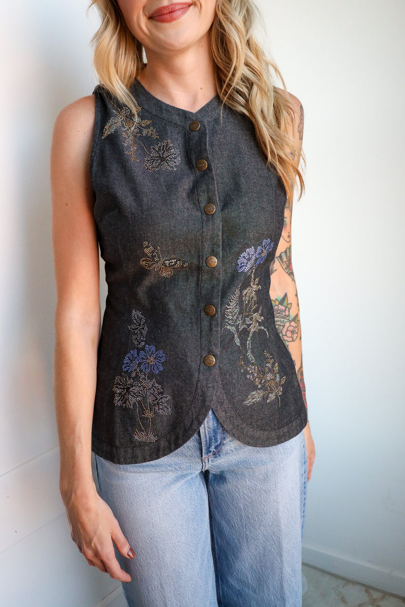 Ranna Gill Aster Sleeveless Waist Coat