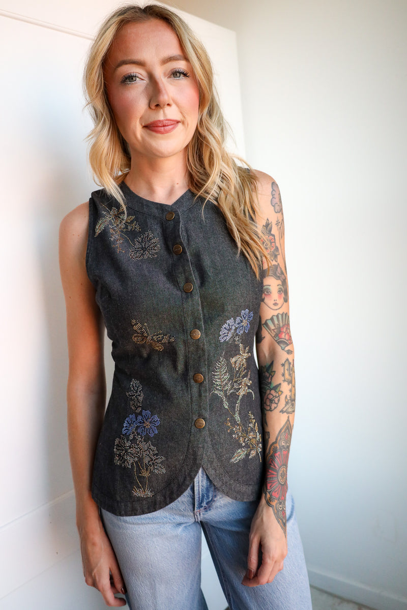 Ranna Gill Aster Sleeveless Waist Coat