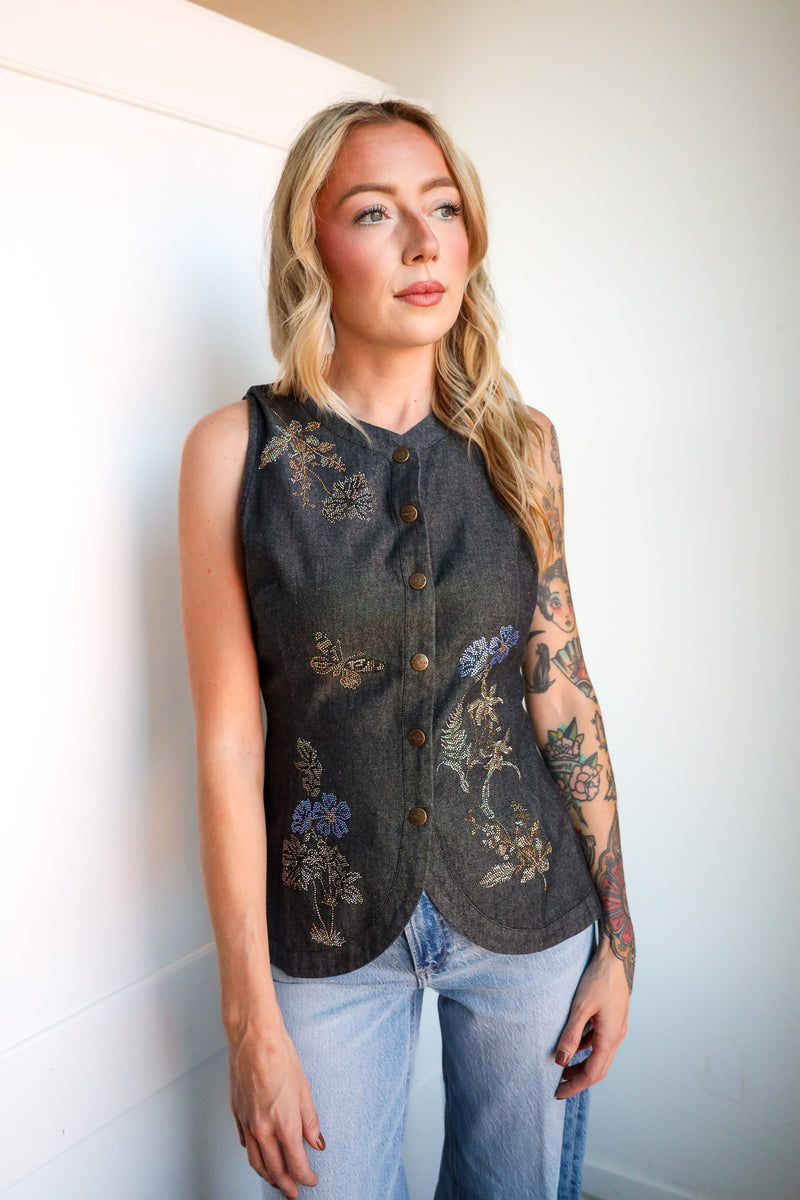 Ranna Gill Aster Sleeveless Waist Coat