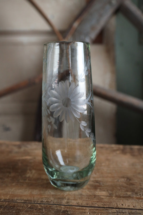 Rose Ann Hall Condessa Stemless Flute Glass- Clear