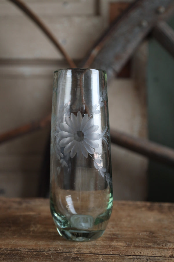 Rose Ann Hall Condessa Stemless Flute Glass- Clear