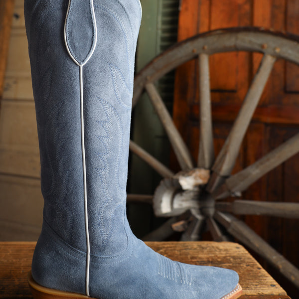 Tony Lama Women's Liz Suede 15\