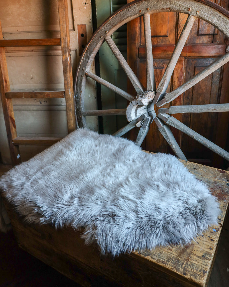 Wild Kiwi Australian Sheepskin Rug- Silver Birch