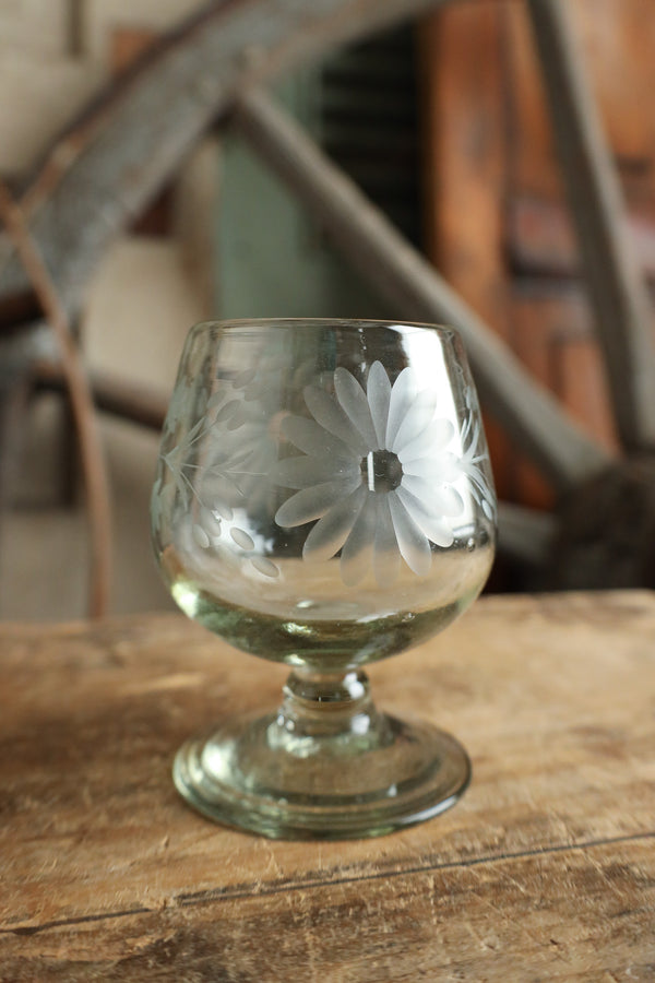 Rose Ann Hall Condessa Snifter Glass- Clear 