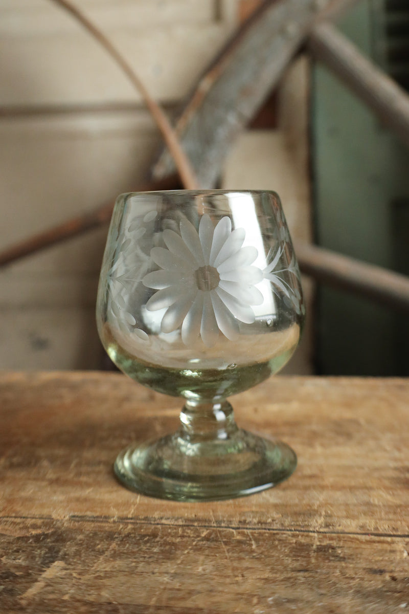 Rose Ann Hall Condessa Snifter Glass- Clear 