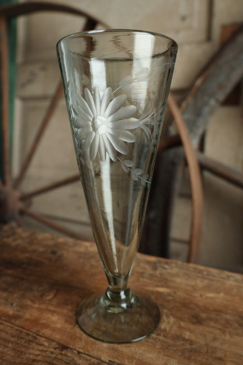 Rose Ann Hall Condessa Pilsner Glass- Clear 