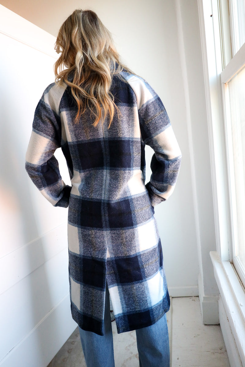Dylan Alex Towne Plaid Coat 